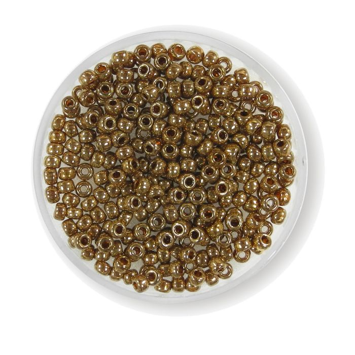 Japapnische Miyuki Rocailles metallic dorado 2,5 mm 5 gr