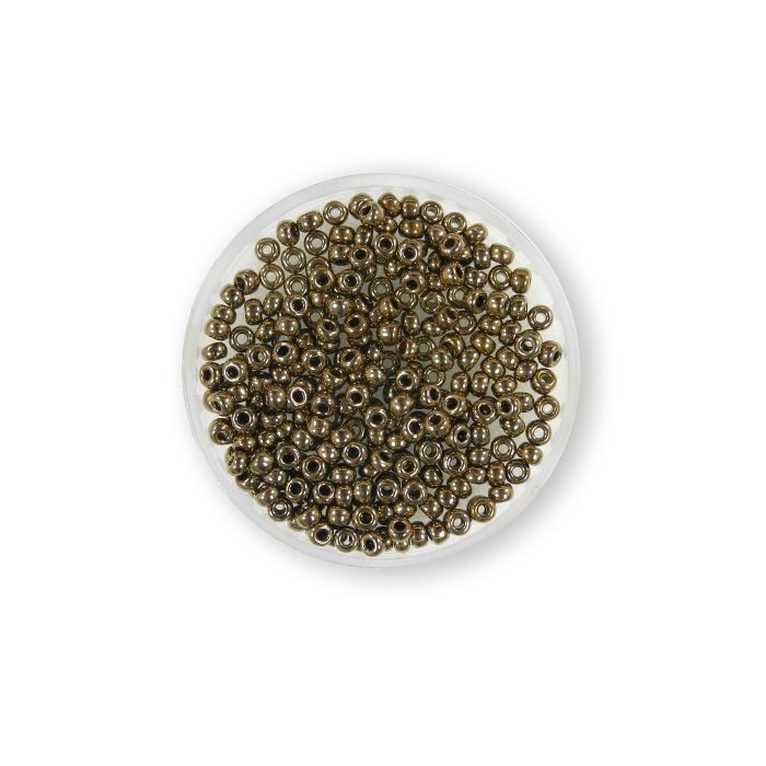Japanische Miyuki Rocailles metallic nut 2,5 mm 5 gr