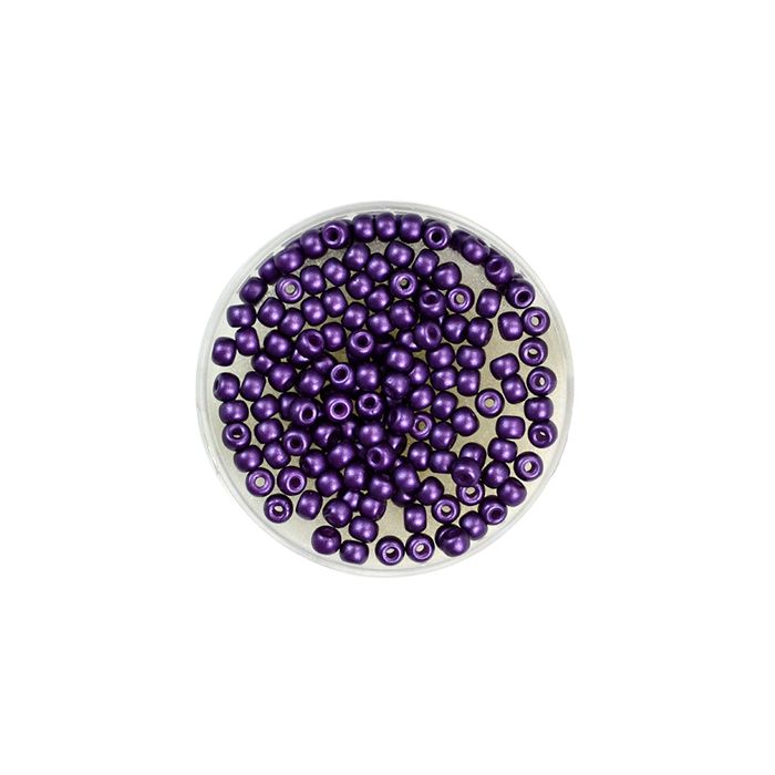 Rocailles DeluXes dunkellila 3 mm 4 gr 9695-03164 4016490841081  