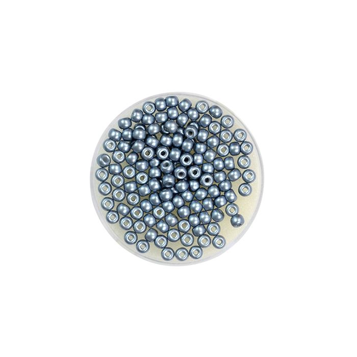 Rocailles DeluXes dunkelgrau 3 mm 4 gr 9695-03514 4016490841210  