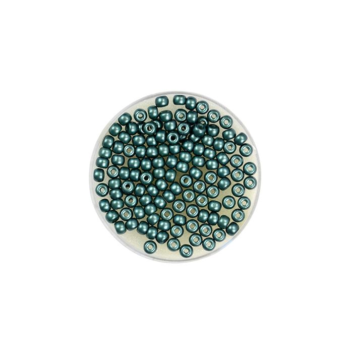 Rocailles DeluXes dunkelgrün 3 mm 4 gr 9695-03644 4016490841371  