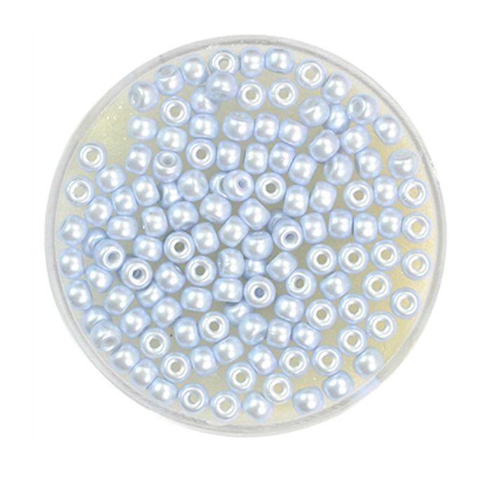 Rocailles DeluXes silbergrau 3 mm, Bild 1 von 2