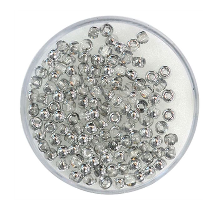 Rocailles DeluXes kristall silberfb. 3 mm, Bild 1 von 2