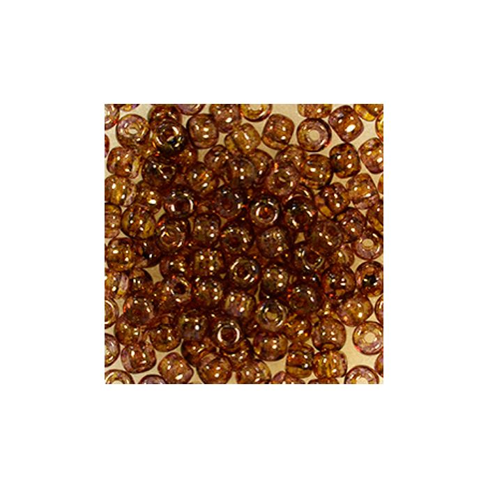 Rocailles DeluXes marmor braun 3 mm, Bild 2 von 2