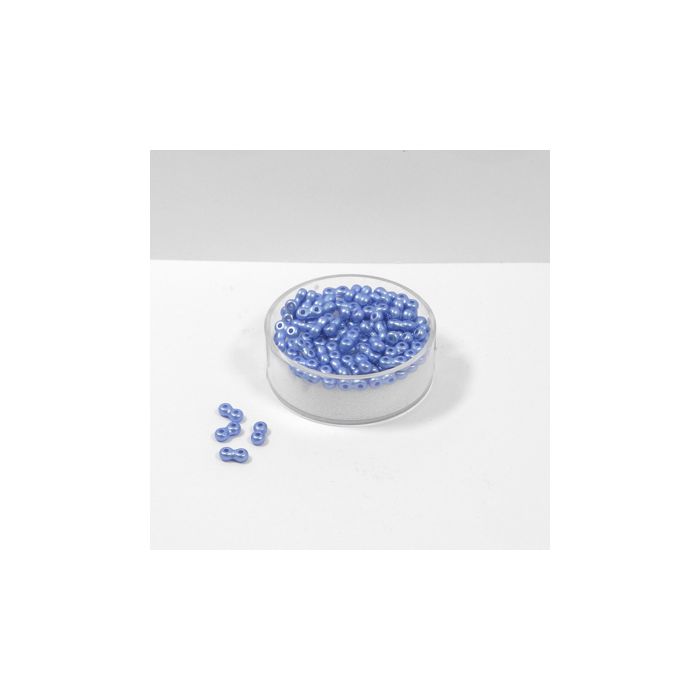 Infinity Beads DeluXes mittelblau 3x6 mm ca. 70 St. = 5,5 gr. 5.5 gr 9696-06174 4016490841890  