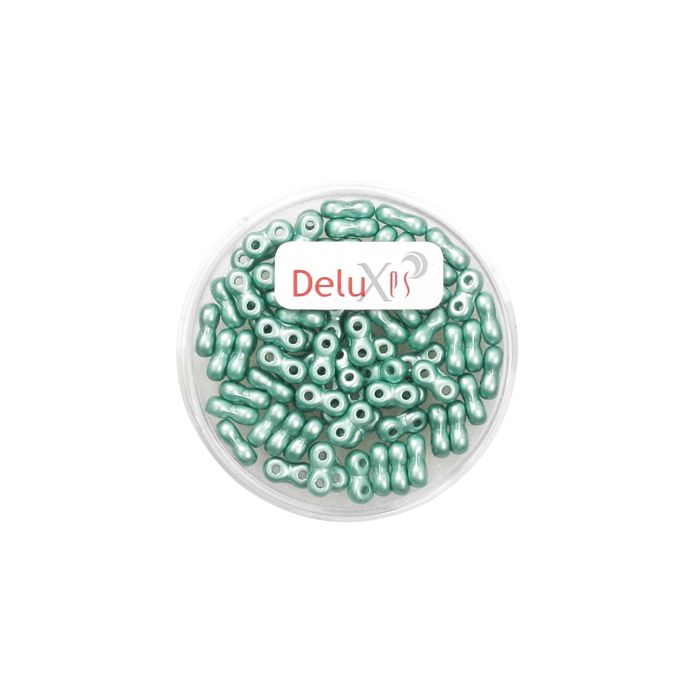 Infinity Beads DeluXes mintgrün 3x6 mm ca. 70 St. = 5,5 gr. 5.5 gr 9696-06374 4016490842217  