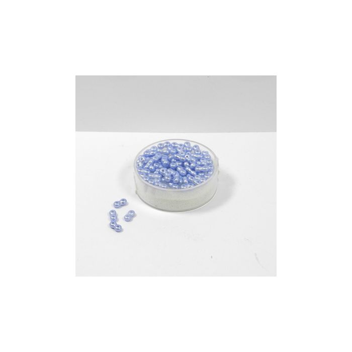 Infinity Beads DeluXes hellblau 3x6 mm ca. 70 Stück. = 5,5 gr., Bild 1 von 2