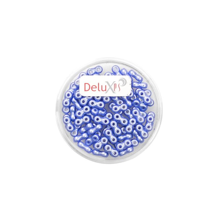 Infinity Beads DeluXes hellblau 3x6 mm ca. 70 Stück. = 5,5 gr., Bild 2 von 2