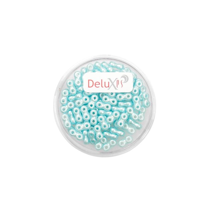 Infinity Beads DeluXes helltürkis 3x6 mm ca. 70 St. = 5,5 gr. 5.5 gr 9696-06484 4016490842088  