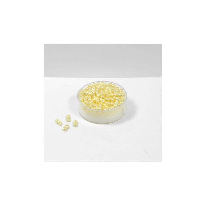 Infinity Beads DeluXes creme 3x6 mm ca. 70 Stück. = 5,5 gr., Bild 1 von 2