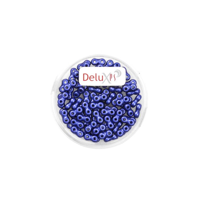 Infinity Beads DeluXes dunkelblau 3x6 mm ca. 70 Stück. = 5,5 gr., Bild 2 von 2