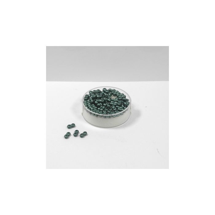 Infinity Beads DeluXes dunkelgrün 3x6 mm ca. 70 Stück. = 5,5 gr., Bild 1 von 2