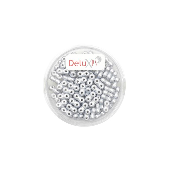 Infinity Beads DeluXes silbergrau 3x6 mm ca. 70 St. = 5,5 gr. 5.5 gr 9696-06654 4016490841975  