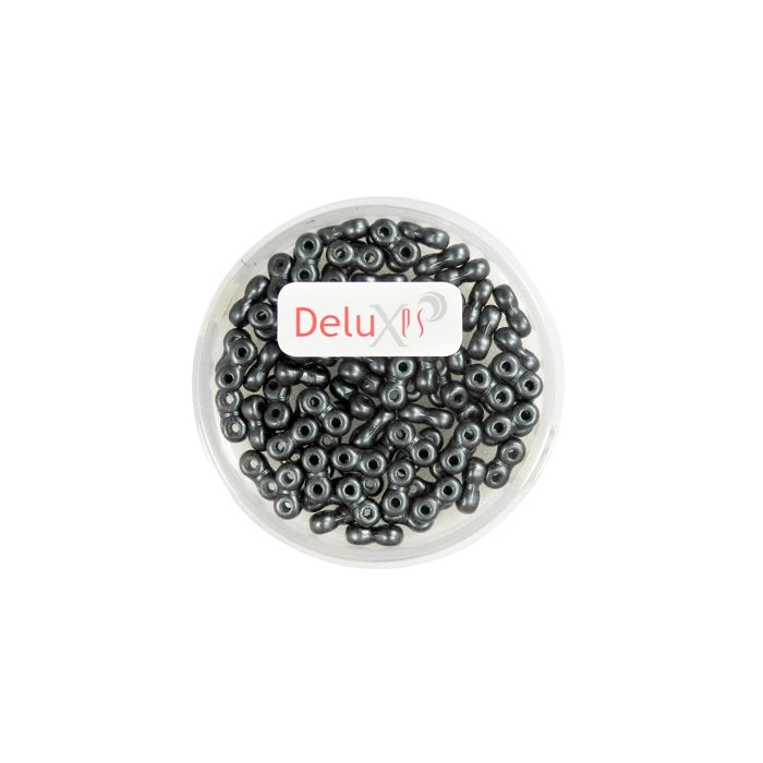 Infinity Beads DeluXes anthrazit 3x6 mm ca. 70 St. = 5,5 gr. 5.5 gr 9696-06714 4016490842026  