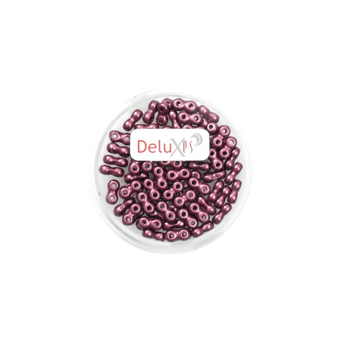Infinity Beads DeluXes burgunder 3x6 mm ca. 70 Stück. = 5,5 gr., Bild 2 von 2
