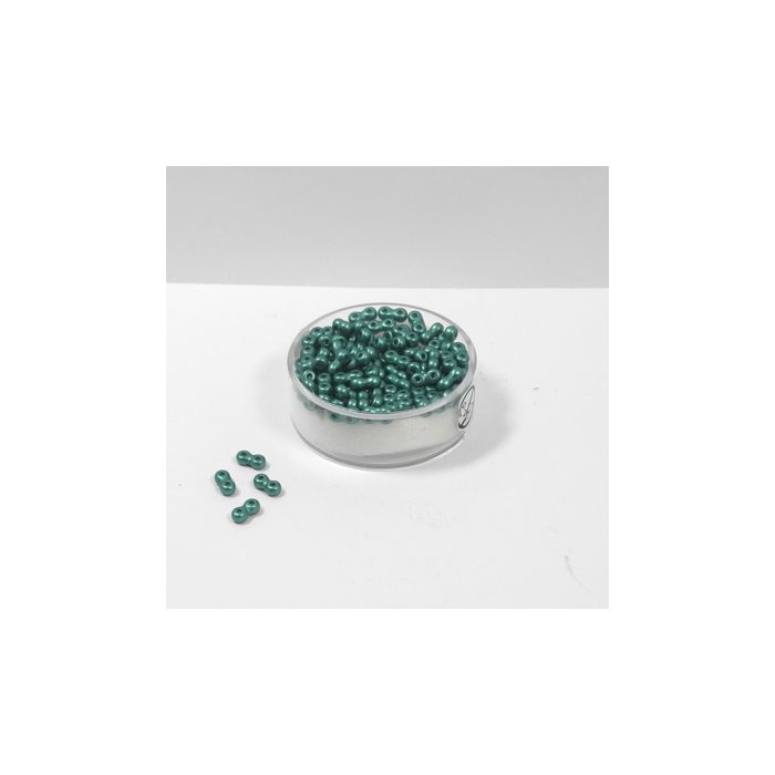 Infinity Beads DeluXes petrol 3x6 mm ca. 70 Stück. = 5,5 gr., Bild 1 von 2