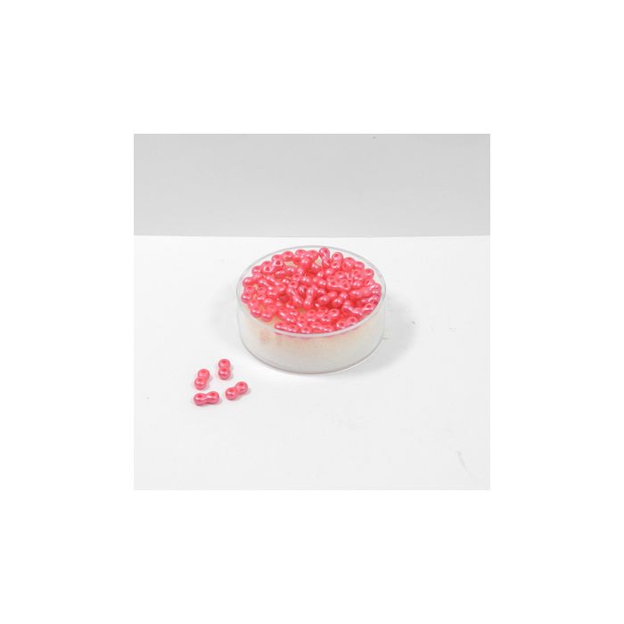 Infinity Beads DeluXes pink 3x6 mm ca. 70 Stück. = 5,5 gr., Bild 1 von 2
