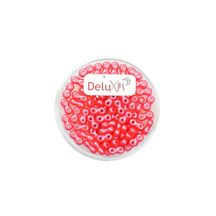 Infinity Beads DeluXes pink 3x6 mm ca. 70 Stück. = 5,5 gr., Bild 2 von 2