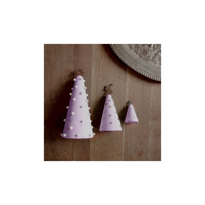 Papierkordel Weihnachtsba lila, Bild 2 von 3