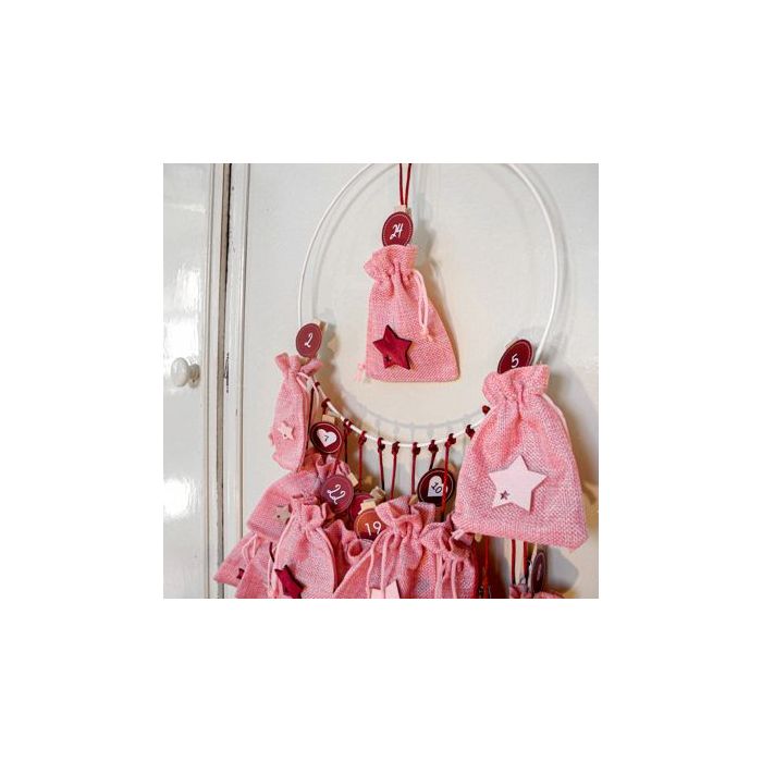 Adventskalender rosa 1 Set B0008 4016490900337  