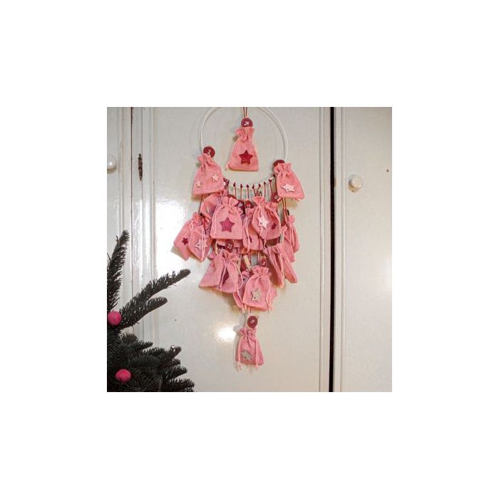 Adventskalender rosa 1 Set B0008 4016490900337  