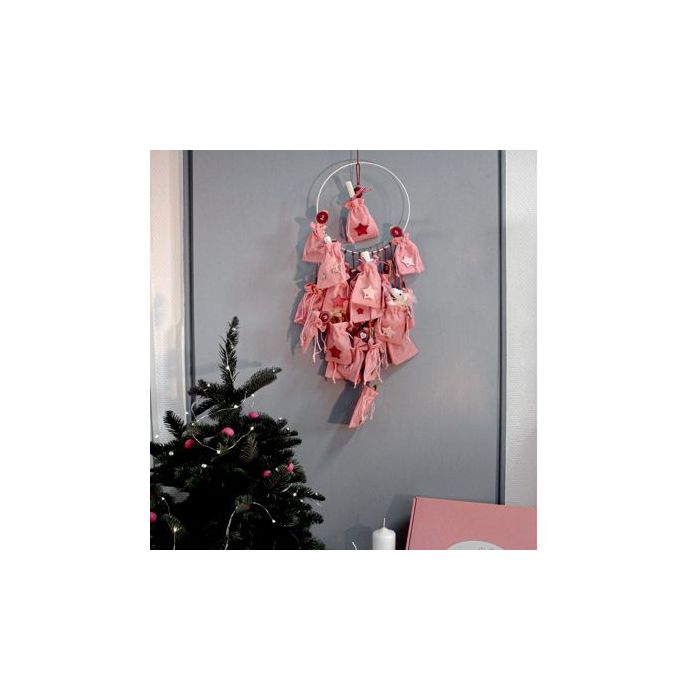 Adventskalender rosa 1 Set B0008 4016490900337  