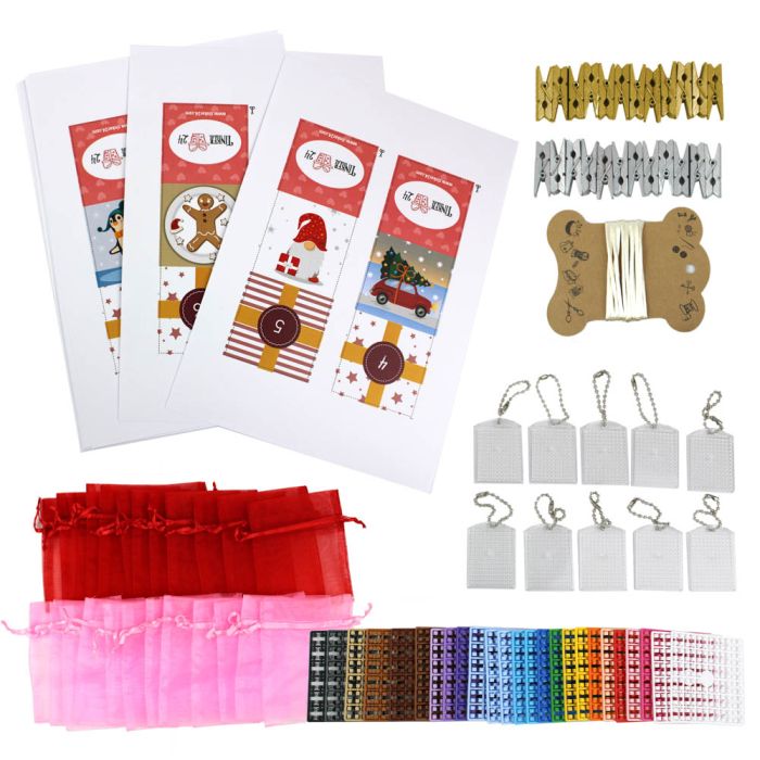Pixel Adventskalender Tinkerbox rosa B0026 4016490569206  