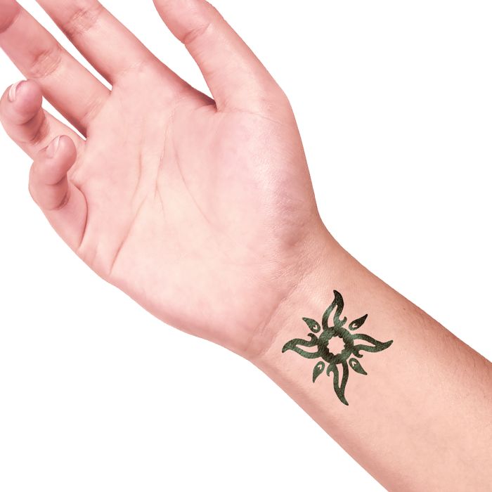 Stein Large Tattoo Stempel Sonne L22, Bild 2 von 4