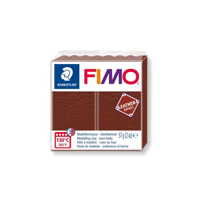 Fimo leather-effect nuss 57 gr 1 St