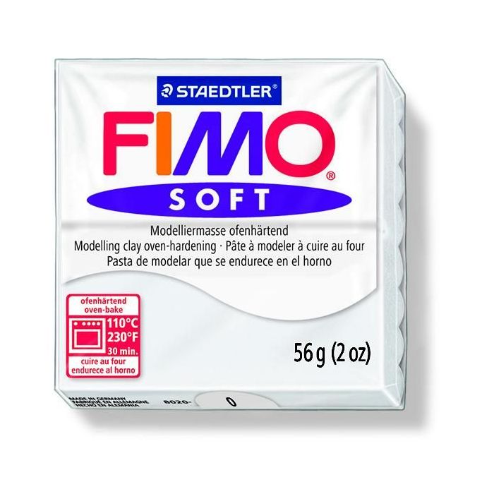 Fimo soft weiß 57 gr 1 St