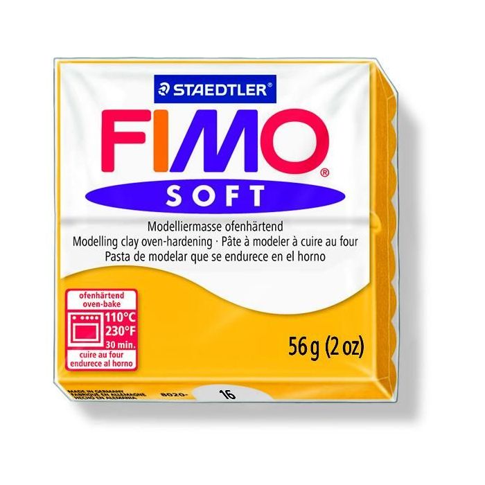 Fimo soft sonnengelb 57 gr 1 Stück