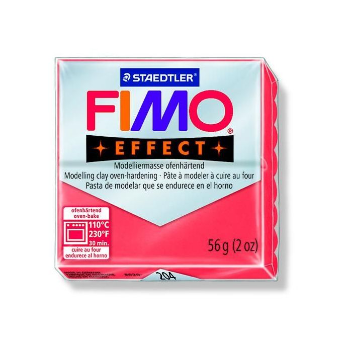 Fimo effect transparent rot 57 gr 1 St
