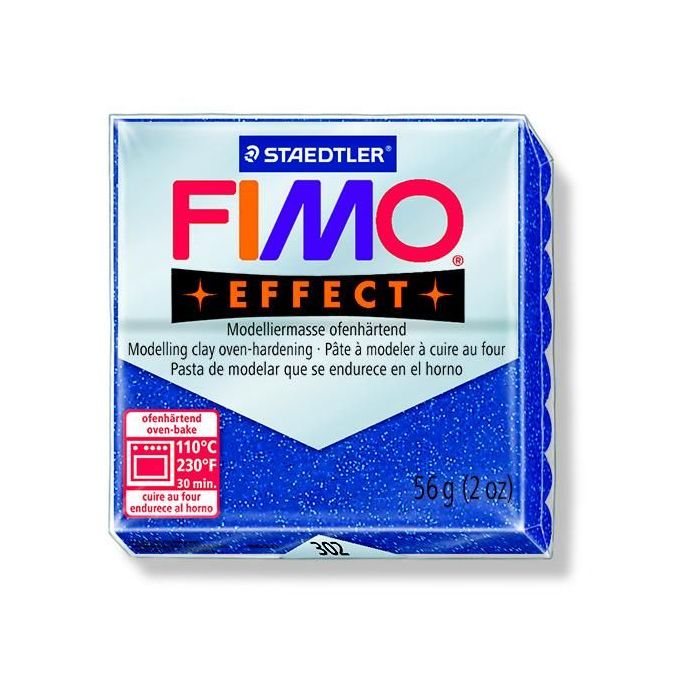 Fimo effect glitter blau 57 gr 1 St