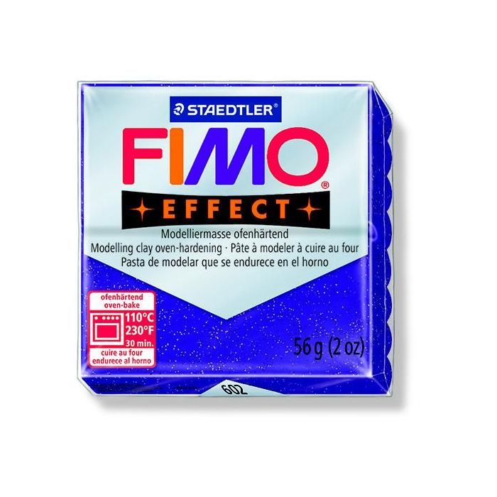 Fimo effect glitter lila 57 gr 1 Stück