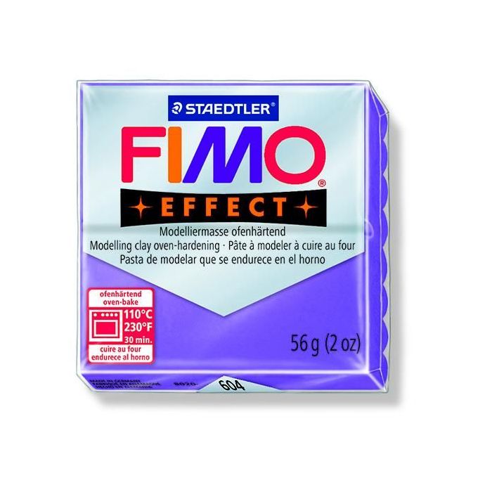 Fimo effect transparent lila 57 gr 1 Stück