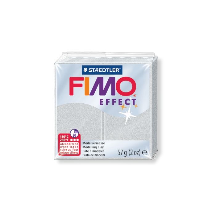 Fimo effect pearl light silver 57 gr 1 St