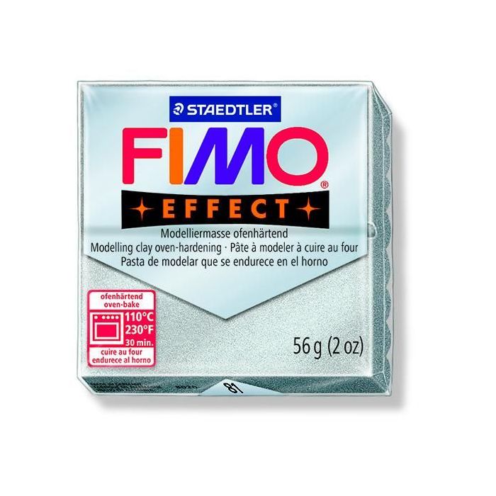 Fimo effect metallic silber 57 gr 1 St