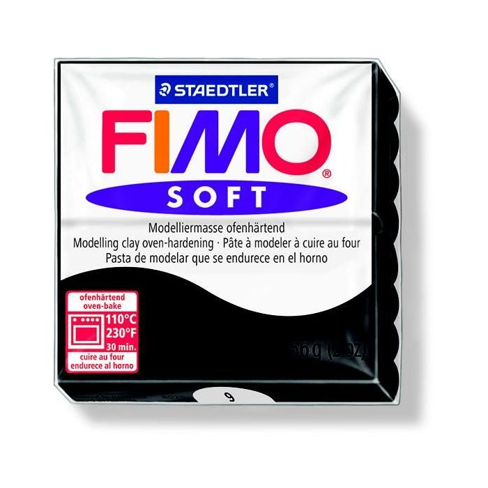 Fimo soft schwarz 57 gr 1 St