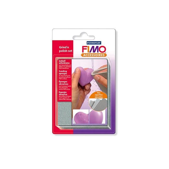 FIMO Schleifschwamm, Set 3St. 1 St