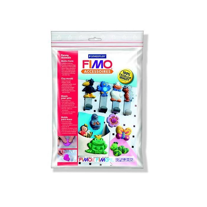 FIMO Motiv-Form Lustige Tiere 1 Stück