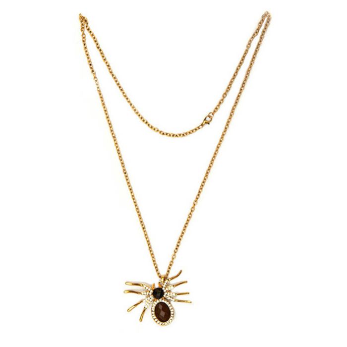 Kette Spinne braun-schwarz-altgold K3564-00961 4016490769651  
