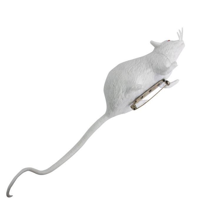 Anstecker Ratte weiß K6192-00111 4016490876915  
