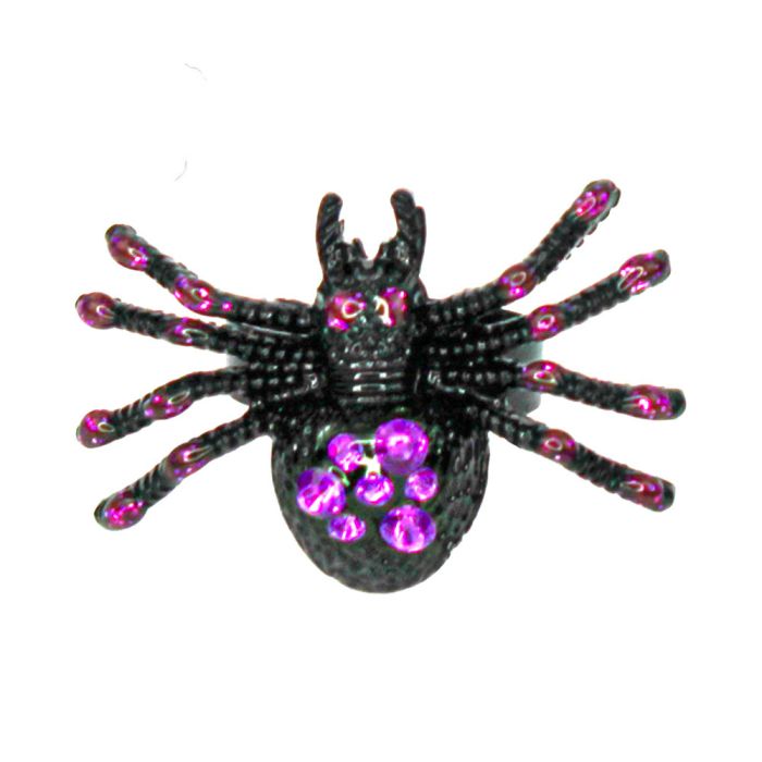 Fingerring Sortiment Spinnen schwarz bunt 1 Sort. = 6 St. K7274-00501 4016490575054  