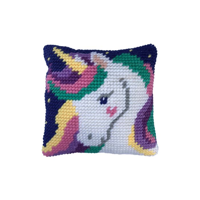 Ladybird Stickkissen Star Light Unicorn 22x22 cm LH3-006 4895225913817  