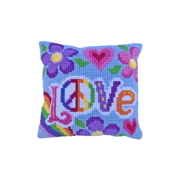 Ladybird Stickkissen Love Always 40x40 cm LH9-002 4895225913916  