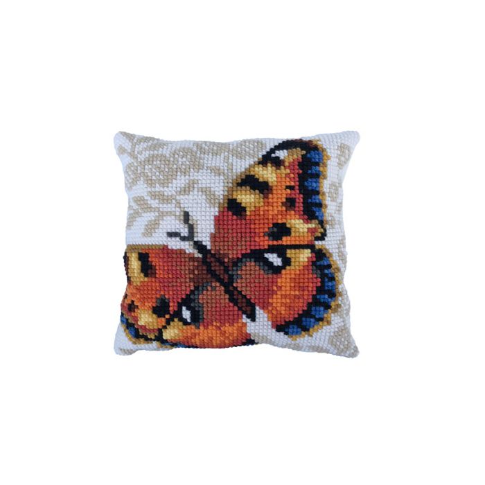 Ladybird Stickkissen Umber Butterfly 40x40 cm LH9-010 4895225913992  