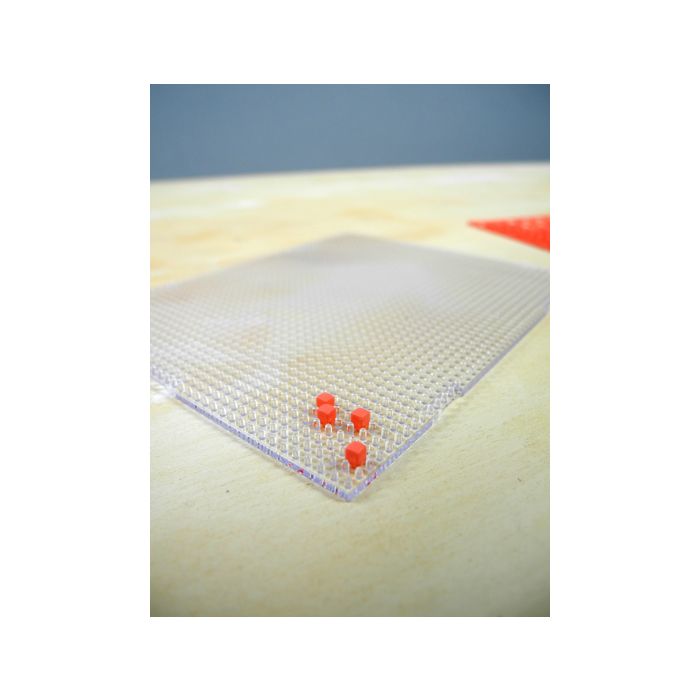 Pixel Grundplatte transparent 12,6x10,1 cm 1 St
