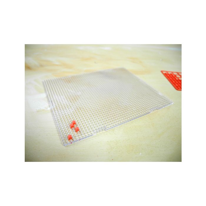 Pixel Grundplatte transparent 12,6x10,1 cm 1 St