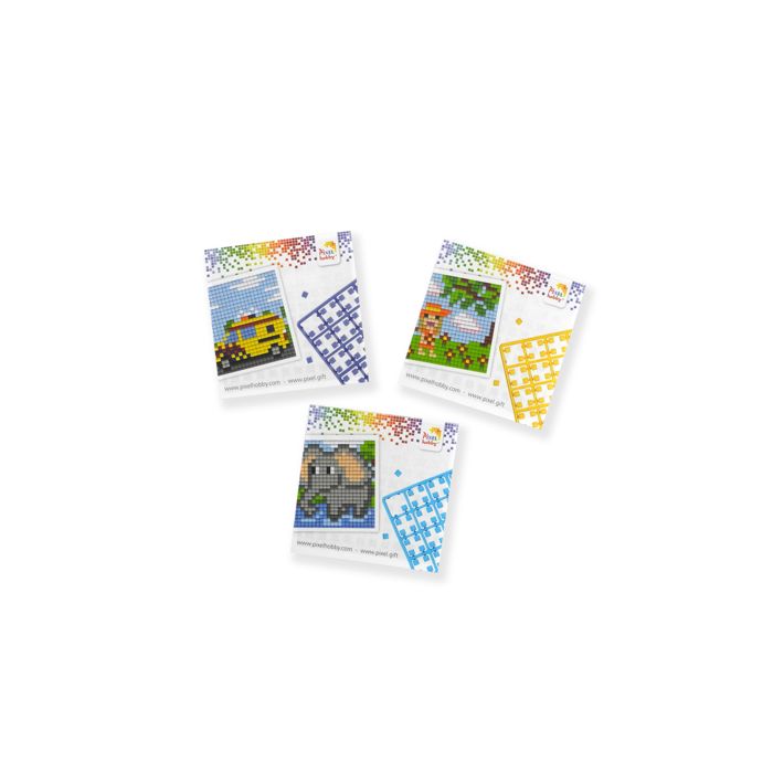 Pixel Mini Büchlein 3er-Set 1 Set P20074-7 4016490823063  
