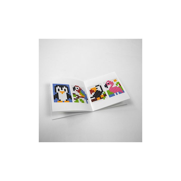Pixel Mini Büchlein Medaillon Tiere 1 St